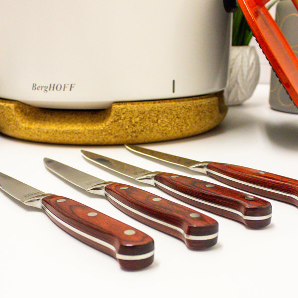 BergHOFF International Pakka Stainless Steel Steak Knives, Set of 4